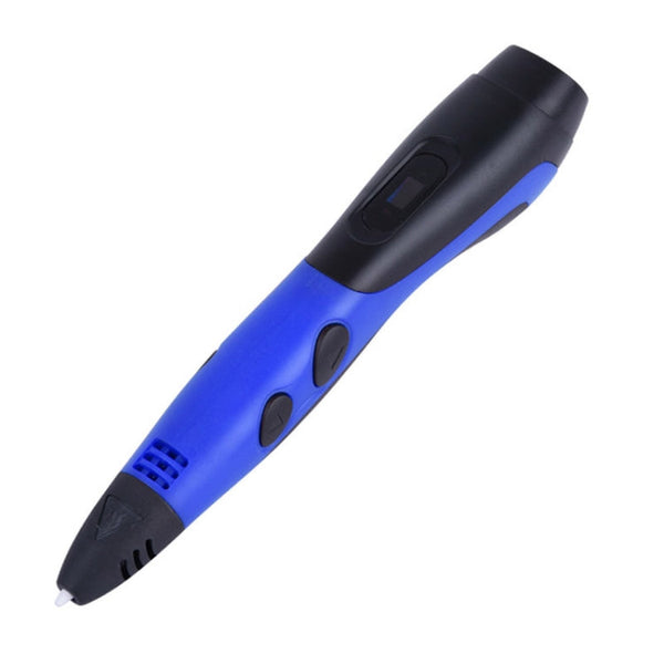 Gen 6th ABS / PLA Filament Kids DIY Drawing 3D Printing Pen with LCD Display(Blue+Black), EPR5210L, EPR5210R, EPR5210W, EPR5210Y