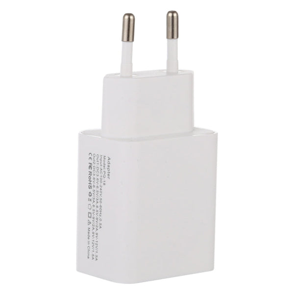 18W Power Adapter Plug Adapter EU Plug, EU Plug