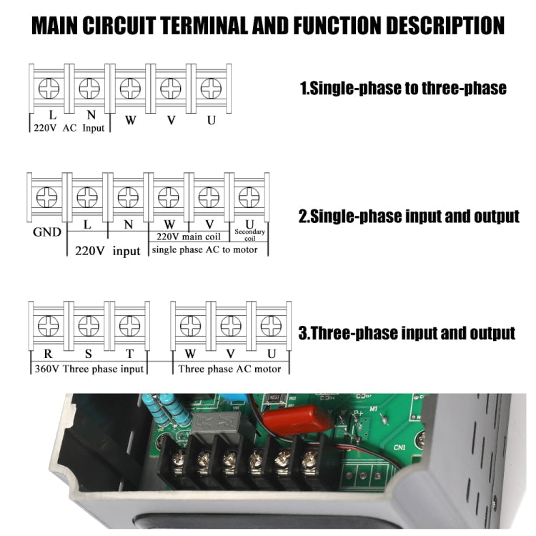 AT1-2200S 2.2KW 220V Single-phase Inverter, AT1-2200S