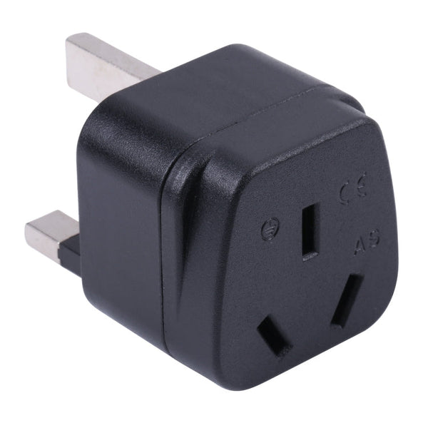 Portable Three-hole AU to UK Plug Socket Power Adapter, AU to EU, AU to UK
