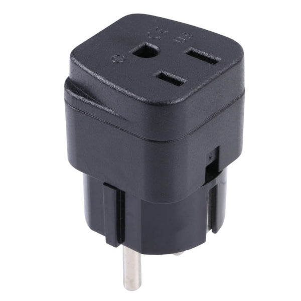 Portable Three-hole US to UK Plug Socket Power Adapter, US to EU, US to UK