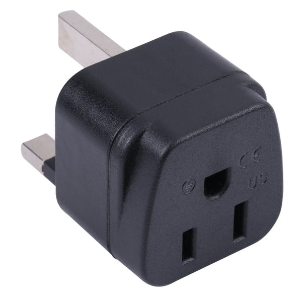 Portable Three-hole US to UK Plug Socket Power Adapter, US to EU, US to UK