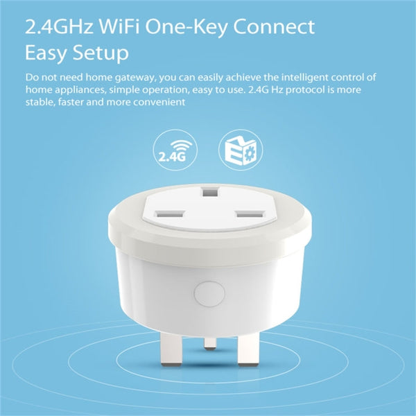 NEO NAS-WR03W WiFi UK Smart Power Plug,with Remote Control Appliance Power ON/OFF via App & Timing function, NAS-WR03W