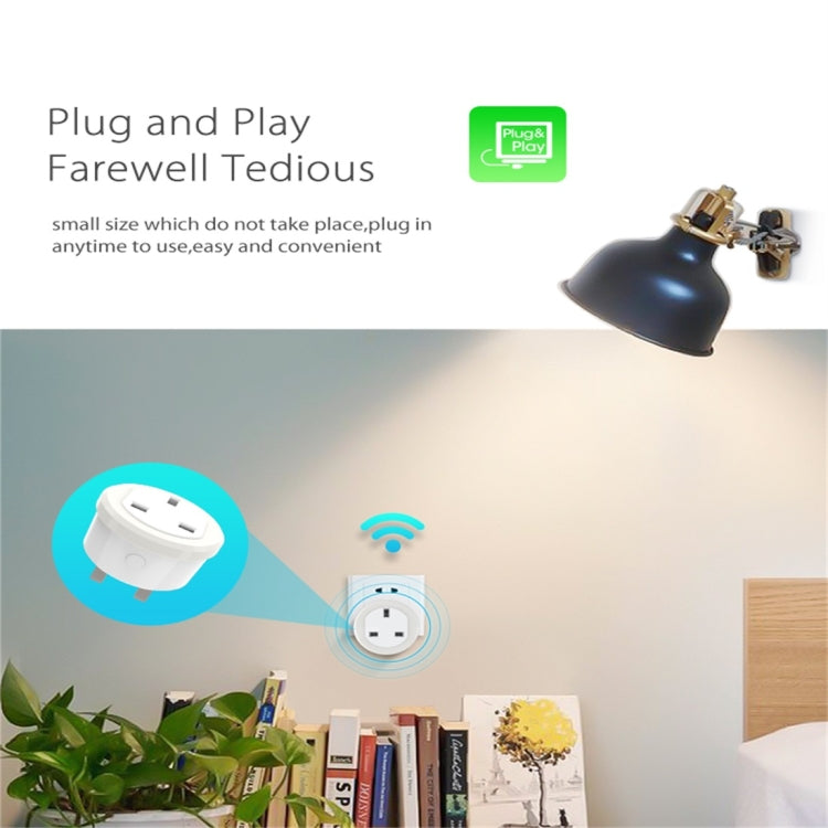 NEO NAS-WR03W WiFi UK Smart Power Plug,with Remote Control Appliance Power ON/OFF via App & Timing function, NAS-WR03W