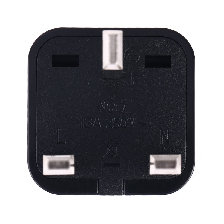 Portable Universal Socket to UK Plug Power Adapter Travel Charger, UK Plug