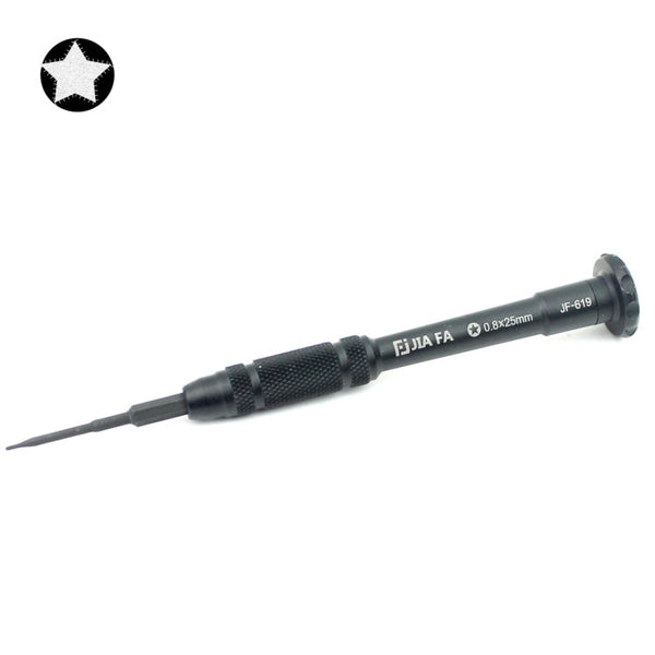 JIAFA JF-619-0.8 Pentalobe 0.8 x 30mm Screwdriver for iPhone Charging Port Screws, JF-619-0.8