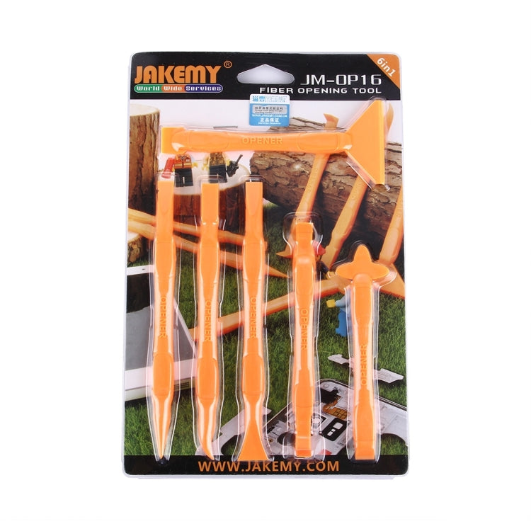 JAKEMY JM-OP16 6 in 1 Fiber Opening Tool Set, JM-OP16