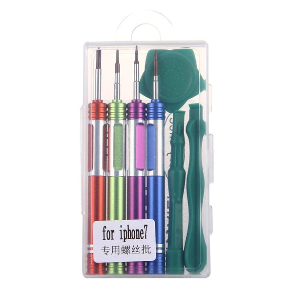 Appropriative Professional Screwdriver Repair Open Tool Kit For iPhone 7 & 7 Plus , 8 in 1