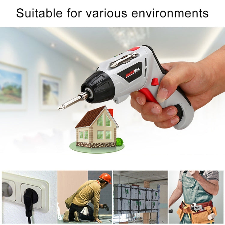 4.8V Multi-functional Household Electric Screwdriver Electric Drill Electric Screwdriver Set US Plug