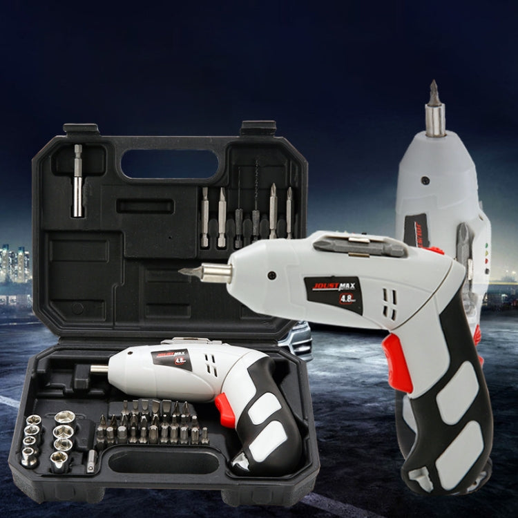 4.8V Multi-functional Household Electric Screwdriver Electric Drill Electric Screwdriver Set US Plug