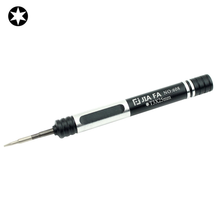 JIAFA JF-608-T3 Torx T3 Mobile Phone Repair Screwdriver (Black), T3 Torx