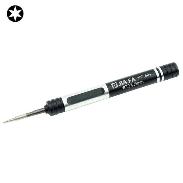 JIAFA JF-608-T3 Torx T3 Mobile Phone Repair Screwdriver (Black), T3 Torx