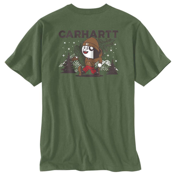 Carhartt 107269 Relaxed Fit Heavyweight Short-Sleeve Pocket Outdoor Graphic T-Shirt