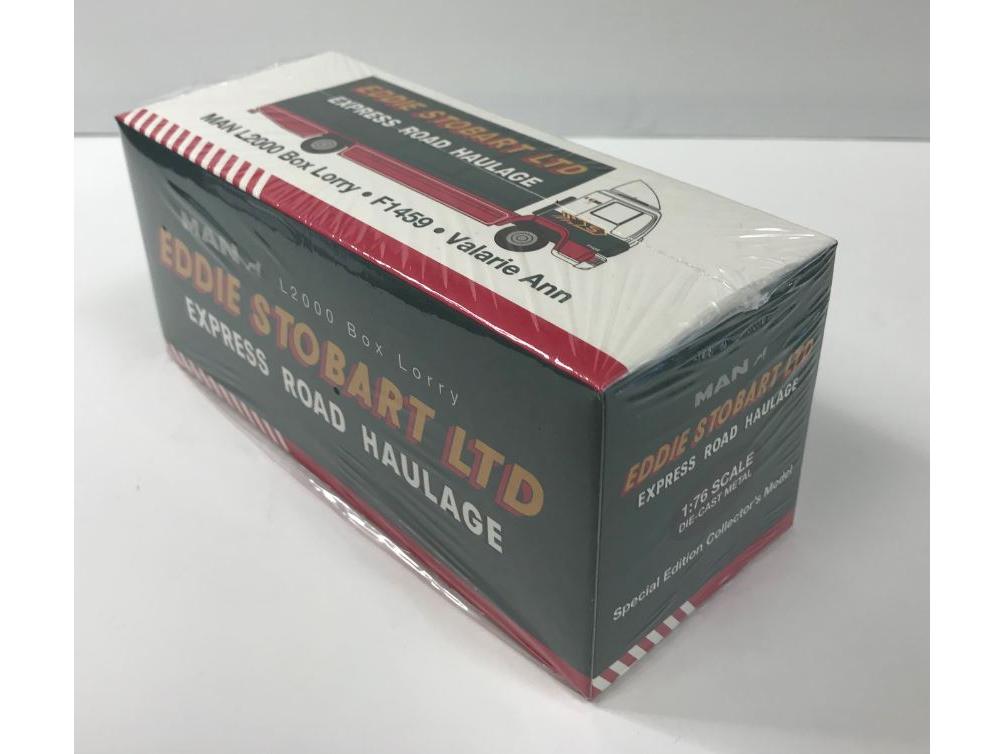 Eddie Stobart MAN L200 Box Lorry Valarie Ann 1:76 Scale Atlas Editions Diecast Model