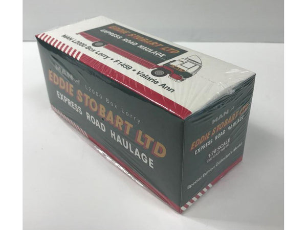 Eddie Stobart MAN L200 Box Lorry Valarie Ann 1:76 Scale Atlas Editions Diecast Model