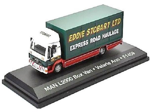 Eddie Stobart MAN L200 Box Lorry Valarie Ann 1:76 Scale Atlas Editions Diecast Model
