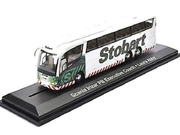 Eddie Stobart Scania Irizar PB Executive Coach Laura Abby 1:76 Scale Atlas Editions Diecast Model