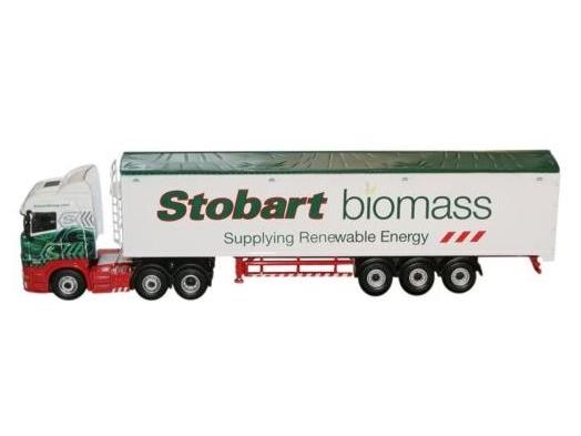 Eddie Stobart Scania R440 Highline Walking Floor Trailer Stobart Biomass 1:76 Scale Atlas Editions Diecast Model