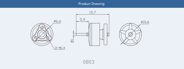 Tmotor F0803 Brushless Whoop Motor