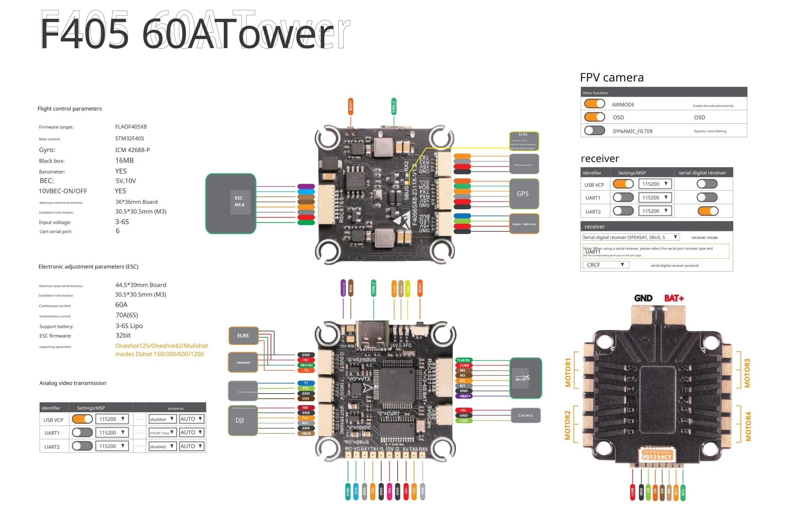 UMT F405 Flight Controller