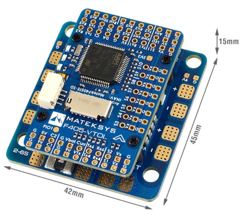 Matek F405-VTOL Flight Controller
