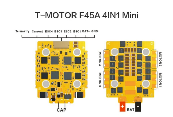 T-Motor F45A Mini BLheli32 4in1 ESC (3-6S)
