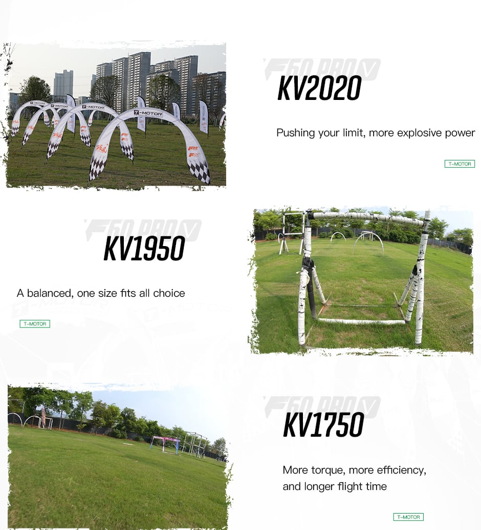 TMotor F60 PRO V Motor (1750kV, 1950kV, 2020 kV, 2550kV)