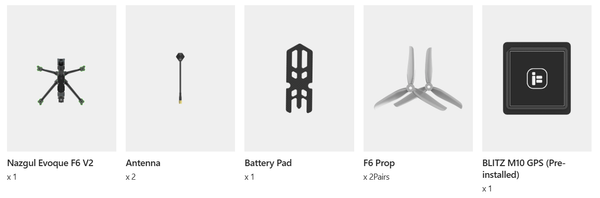 iFlight Nazgul F6D V2 HD530 BNF DJI O4