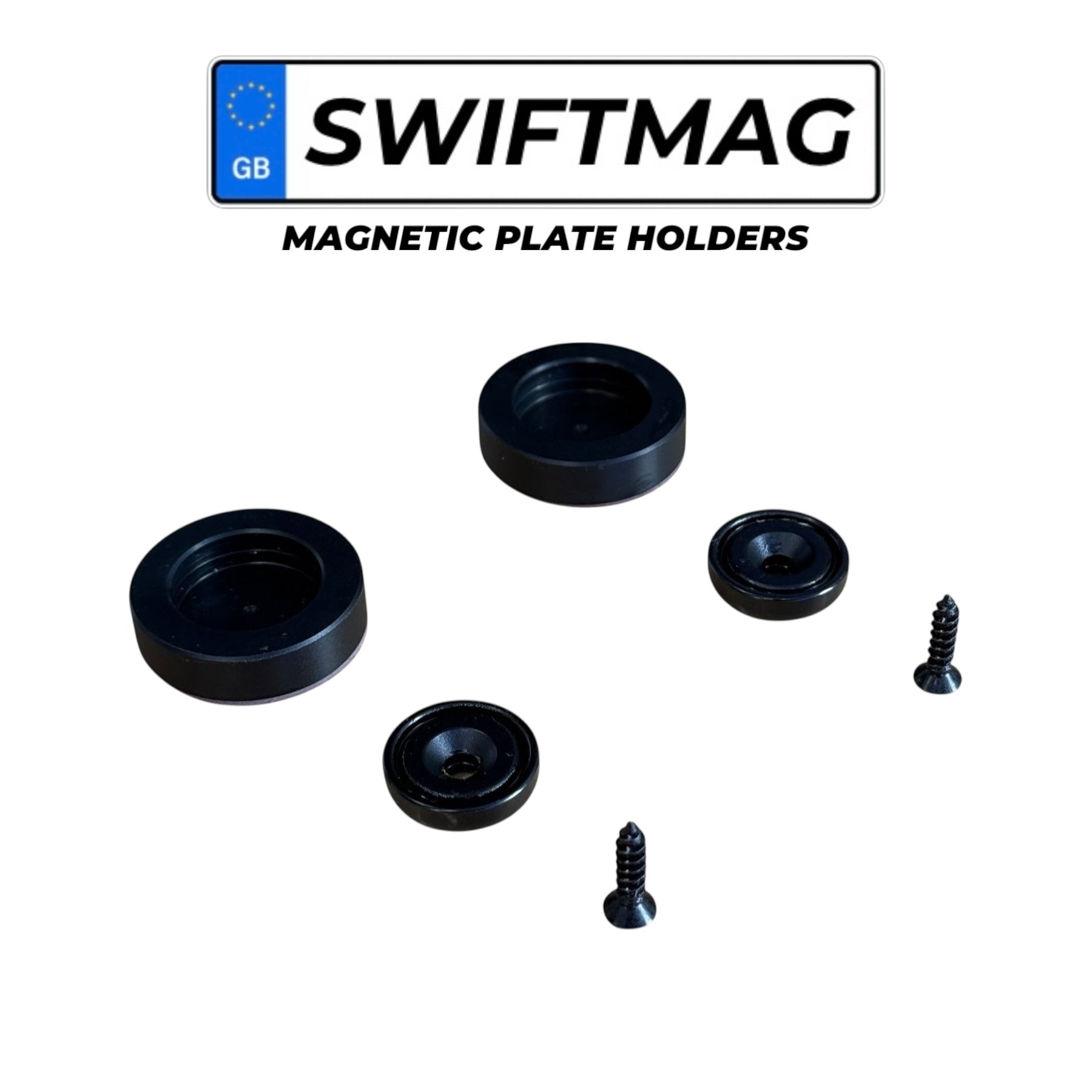 SWIFTMAG Magnetic Removable Numberplate Kit