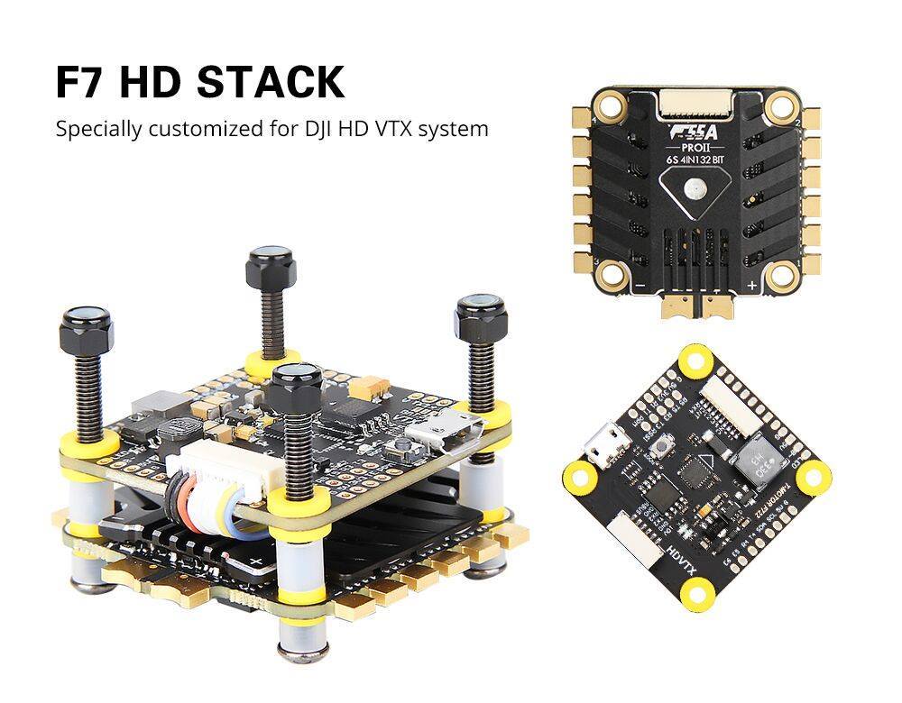 T-Motor F7 HD + F55A Pro II Stack for DJI FPV
