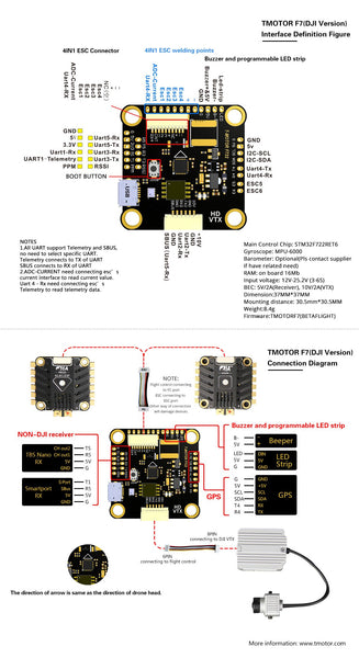 T-Motor F7 HD Flight Controller