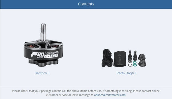 T Motor F90 2806.5 6S Long Range Motor