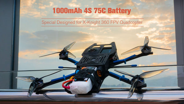 BetaFPV 1000mAh 4S 75C Lipo Battery (2pcs)