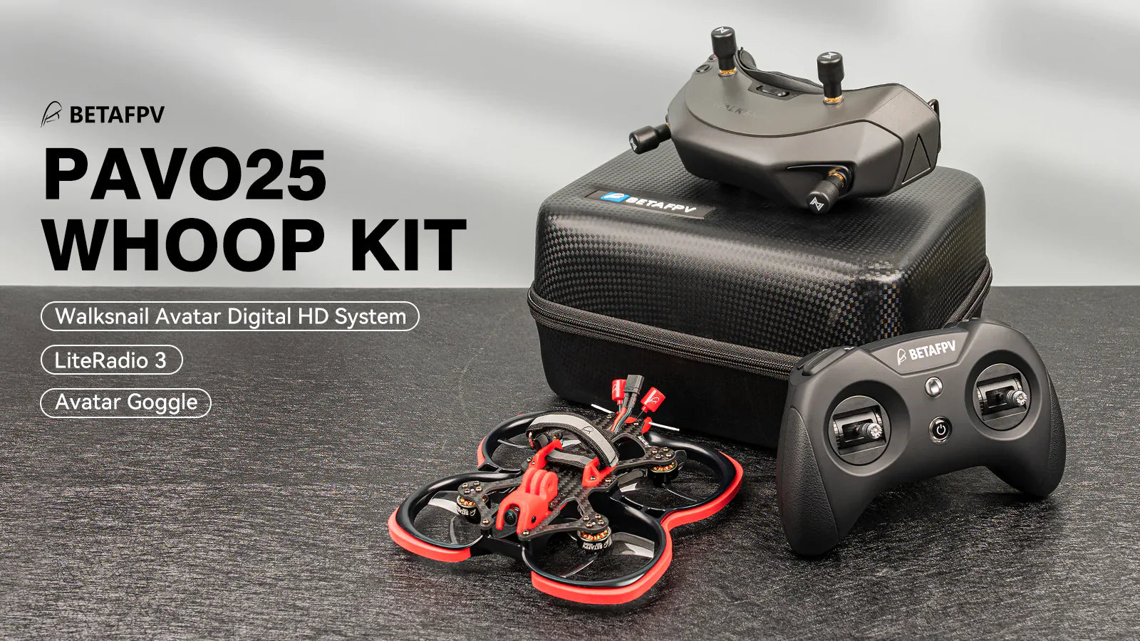 BetaFPV Pavo25 CineWhoop Quadcopter RTF ELRS Walksnail Kit