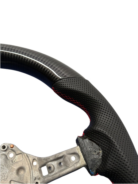 BMW 1, 2, 3, 4, 5 Series Carbon Fibre Steering Wheel (IN STOCK - SWBMWF5)