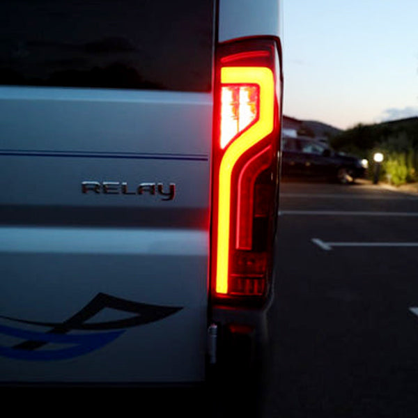 For Fiat Ducato Full LED Rear Light Cluster | Tail Light, Rear Light Unit, Smoked LED Replacement | RAM ProMaster Van-X - NEW