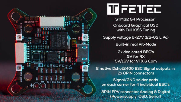 Fettec FC G4 KISS Flight Controller
