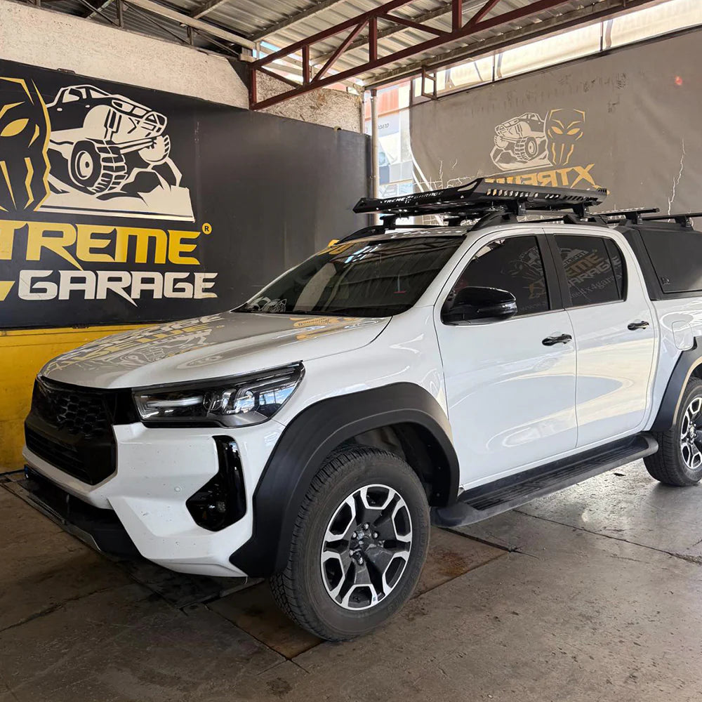 Oneway Set Wide Wheel Arch Trims Fender Flares compatible with TOYOTA Hilux 8Th Generation Facelift 2020+