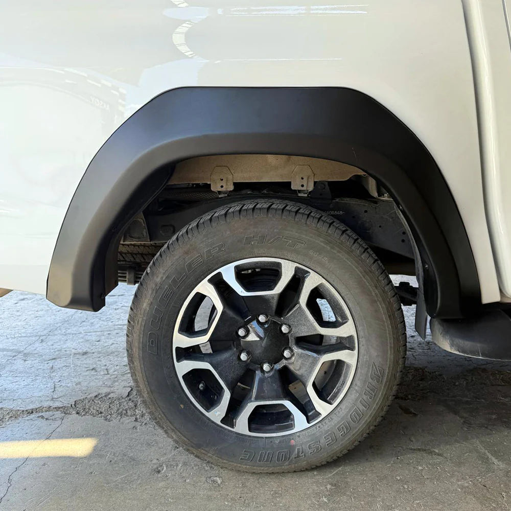 Oneway Set Wide Wheel Arch Trims Fender Flares compatible with TOYOTA Hilux 8Th Generation Facelift 2020+