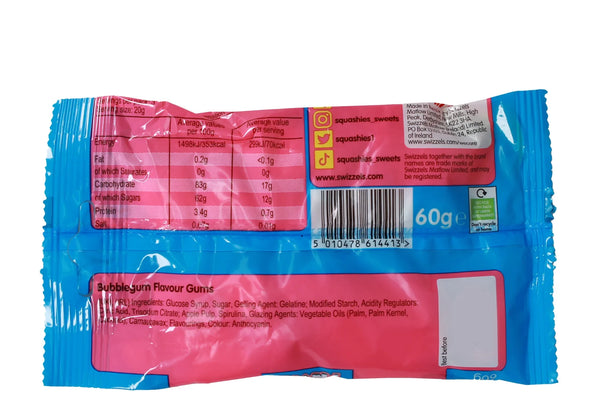 Swizzels Drumstick Squashies Bubblegum Flavour 60g