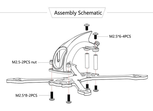 FPVracer R316 Ultralight 3" Quadcopter Frame