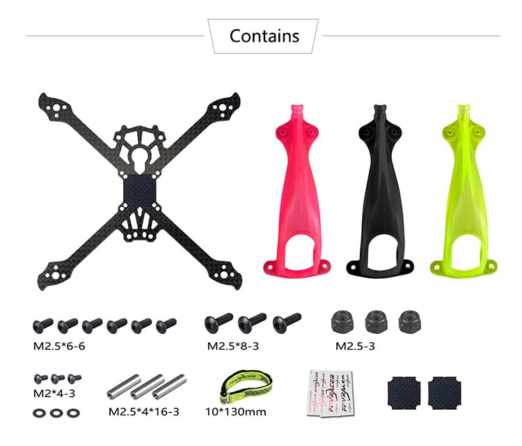 FPVracer R316 Ultralight 3" Quadcopter Frame