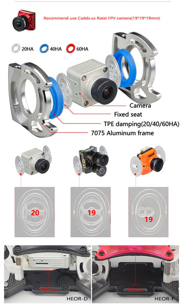 FPVracer Hero 5 FPV Quadcopter Frame (Hero-D, Hero-F)