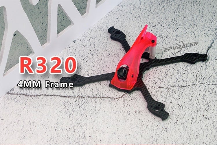 FPVracer R320 Ultralight 3" Long Range Quadcopter Frame