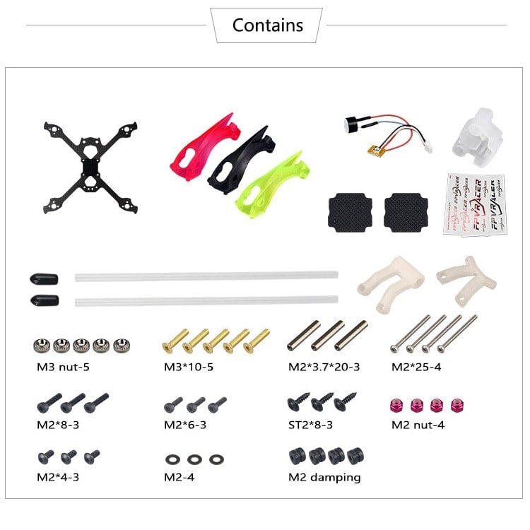 FPVracer R320 Ultralight 3" Long Range Quadcopter Frame