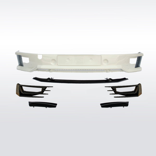 For VW T5.1 Transporter Front Sportline Spoiler – T5-X Styling, Painted & Ready to Fit