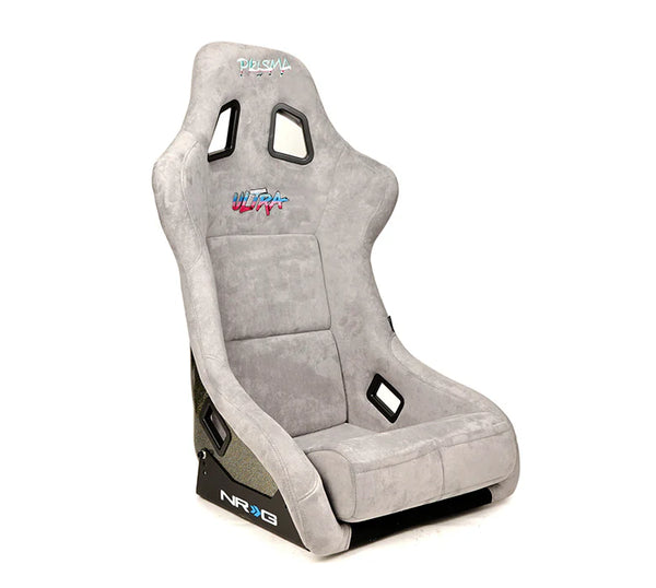 PRISM FRP-302GY-ULTRA ULTRA STORM GREY L LARGE / NRG Innovations ULTRA STORM GREY Bucket Seat with Side Mount Bracket