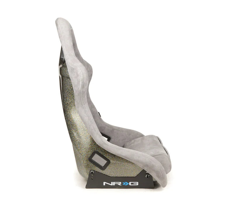 PRISM FRP-302GY-ULTRA ULTRA STORM GREY L LARGE / NRG Innovations ULTRA STORM GREY Bucket Seat with Side Mount Bracket