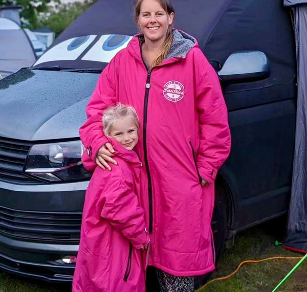 FatStick Kids Childs Changing Robe “FatWrap” With Sherpa Fleece Lining