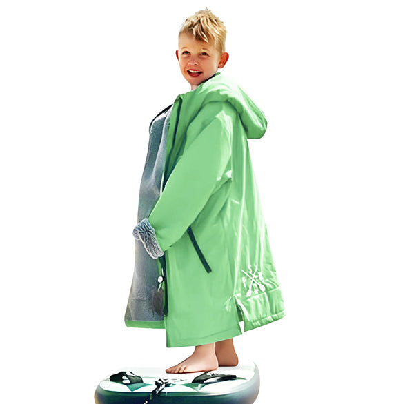 FatStick Kids Childs Changing Robe “FatWrap” With Sherpa Fleece Lining